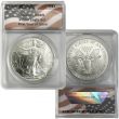 1986-S Proof & Mint State Silver Eagle Set