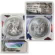 2021 Type I & II Silver Eagle MS70 Pair