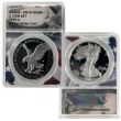2021 Type 1&2 Proof Silver Eagle Set
