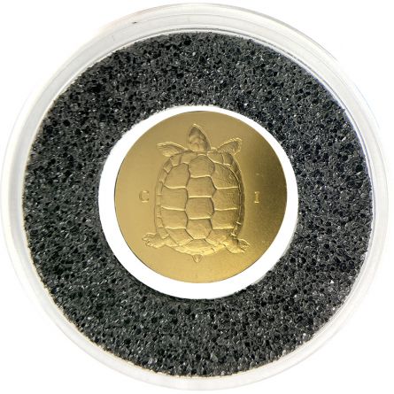 2022 Half Gram Gold Tortoise Coin