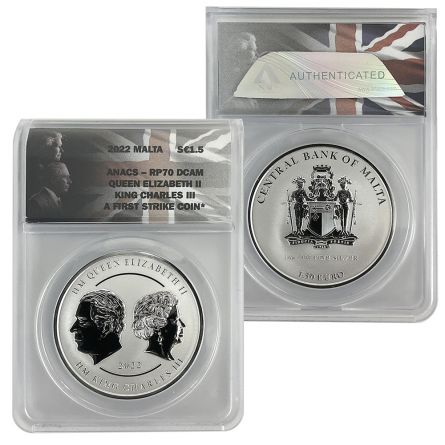 2022 King & Queen Reverse Proof Silver Coin
