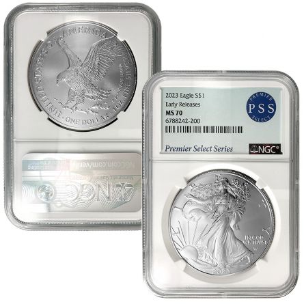 2023 Silver Eagle – NGC MS70 PSS