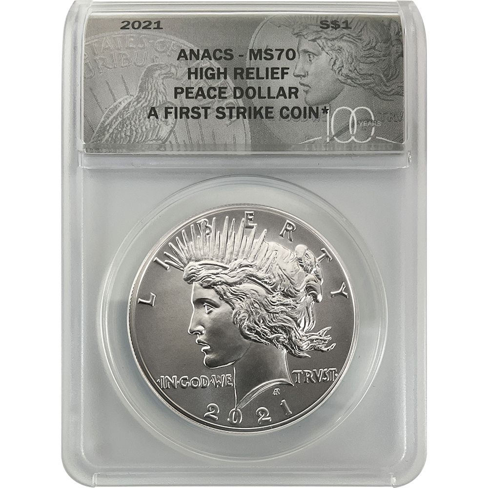 2021 Peace Dollar – MS70 | US Coins | Shopcsntv.com